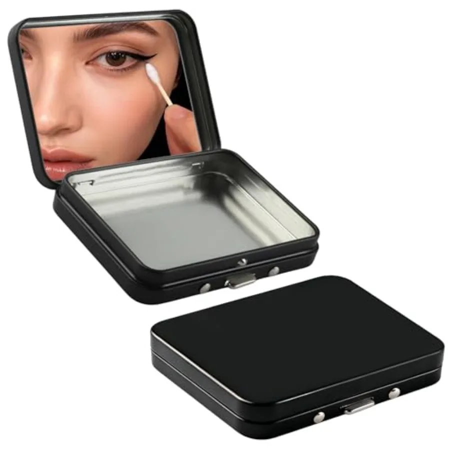 2Pcs Portable Cotton Swab Holder with Mirror, Refillable Dental Floss Case Container, Small Floss Picks Box for Travel, Dates B
2Pcs Portable Cotton Swab Holder with Mirror, Refillable Dental Floss Case Container, Small Floss Picks Box for Travel, Dates B