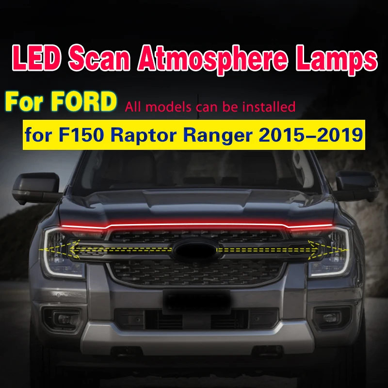 1Pcs Led Car Daytime Running Lights Scan Starting Drl Waterproof Decorative Light Strip For Ford F150 Raptor Ranger 2015-2019
1Pcs Led Car Daytime Running Lights Scan Starting Drl Waterproof Decorative Light Strip For Ford F150 Raptor Ranger 2015-2019