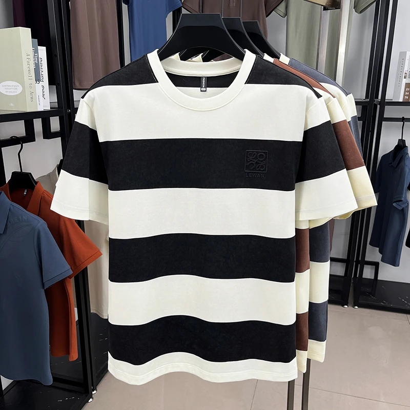 Стильный бренд печать мужские футболки с короткими рукавами комфортабельные круглые воротнички модные полосы летние воздухопроницаемость отдыха новая пункт топы
Стильный бренд печать мужские футболки с короткими рукавами комфортабельные круглые воротнички модные полосы летние воздухопроницаемость отдыха новая пункт топы