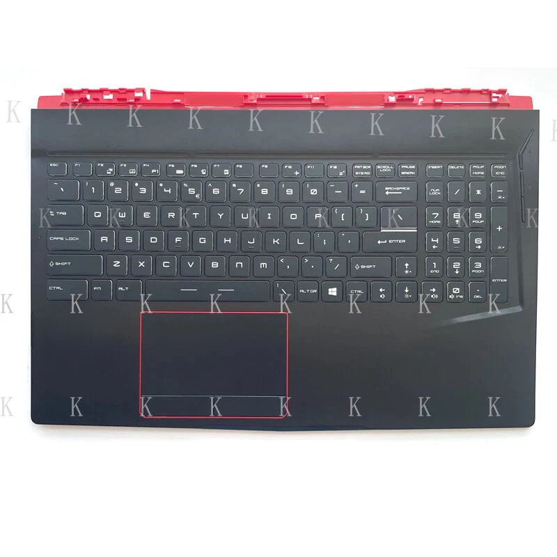 C For MSI GE63 GE63VR MS-16P1 8RD 8RC 8RE Upper Case Palmrest RGB Backlit Keyboard
C For MSI GE63 GE63VR MS-16P1 8RD 8RC 8RE Upper Case Palmrest RGB Backlit Keyboard