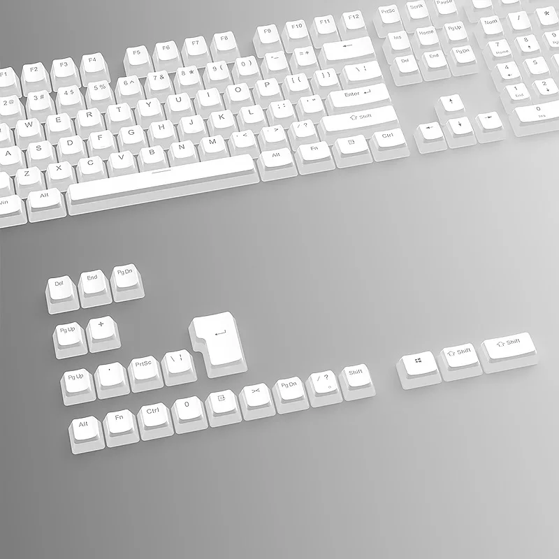 Spot cross-border double leather milk pudding mechanical keyboard small full set of 130 keycaps 61/68/84/87/98 trendy keycaps
Spot cross-border double leather milk pudding mechanical keyboard small full set of 130 keycaps 61/68/84/87/98 trendy keycaps