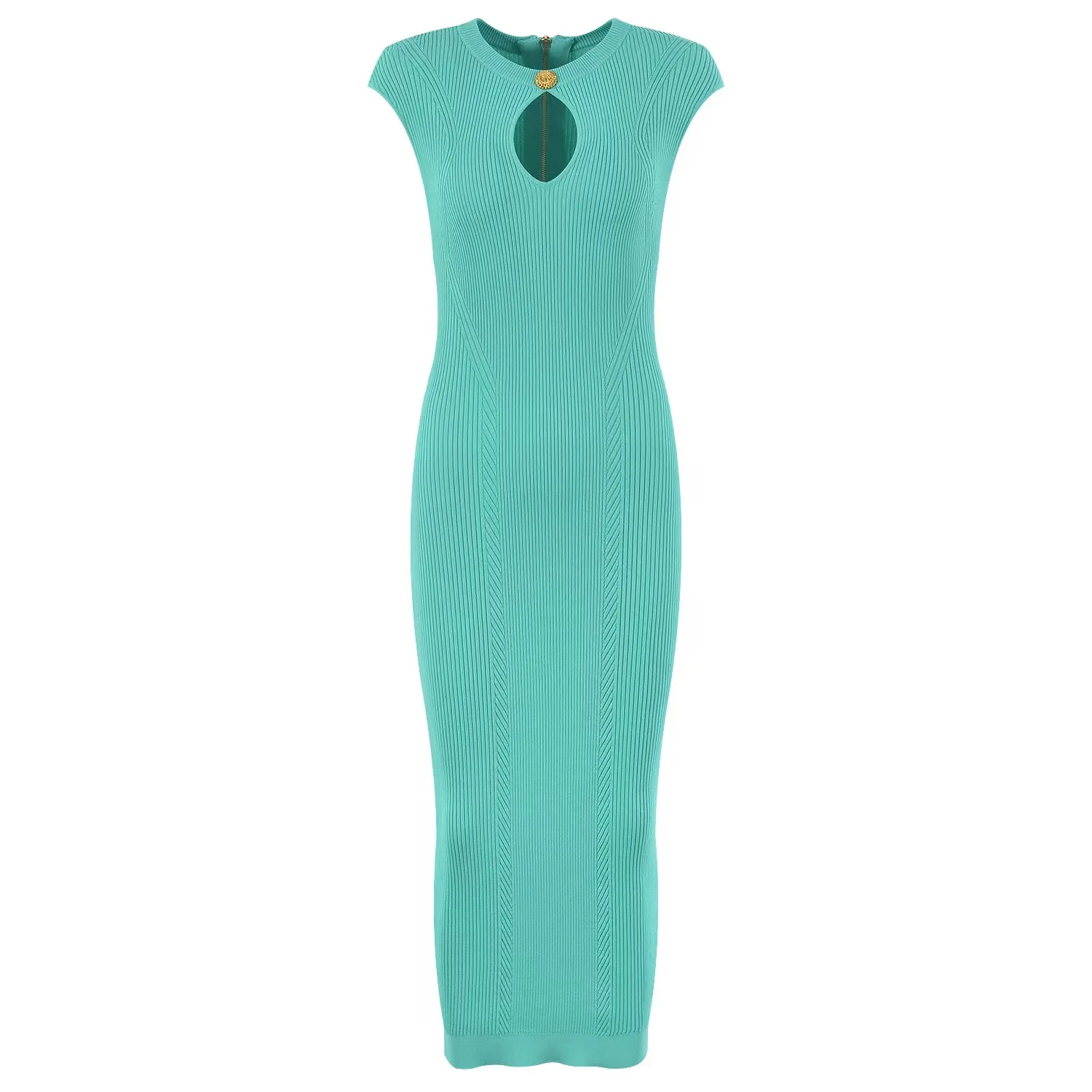 3 Colors Option Solid Summer Sleevess Single Button Hollow Slim Bodycon Knitted Women Dress
3 Colors Option Solid Summer Sleevess Single Button Hollow Slim Bodycon Knitted Women Dress