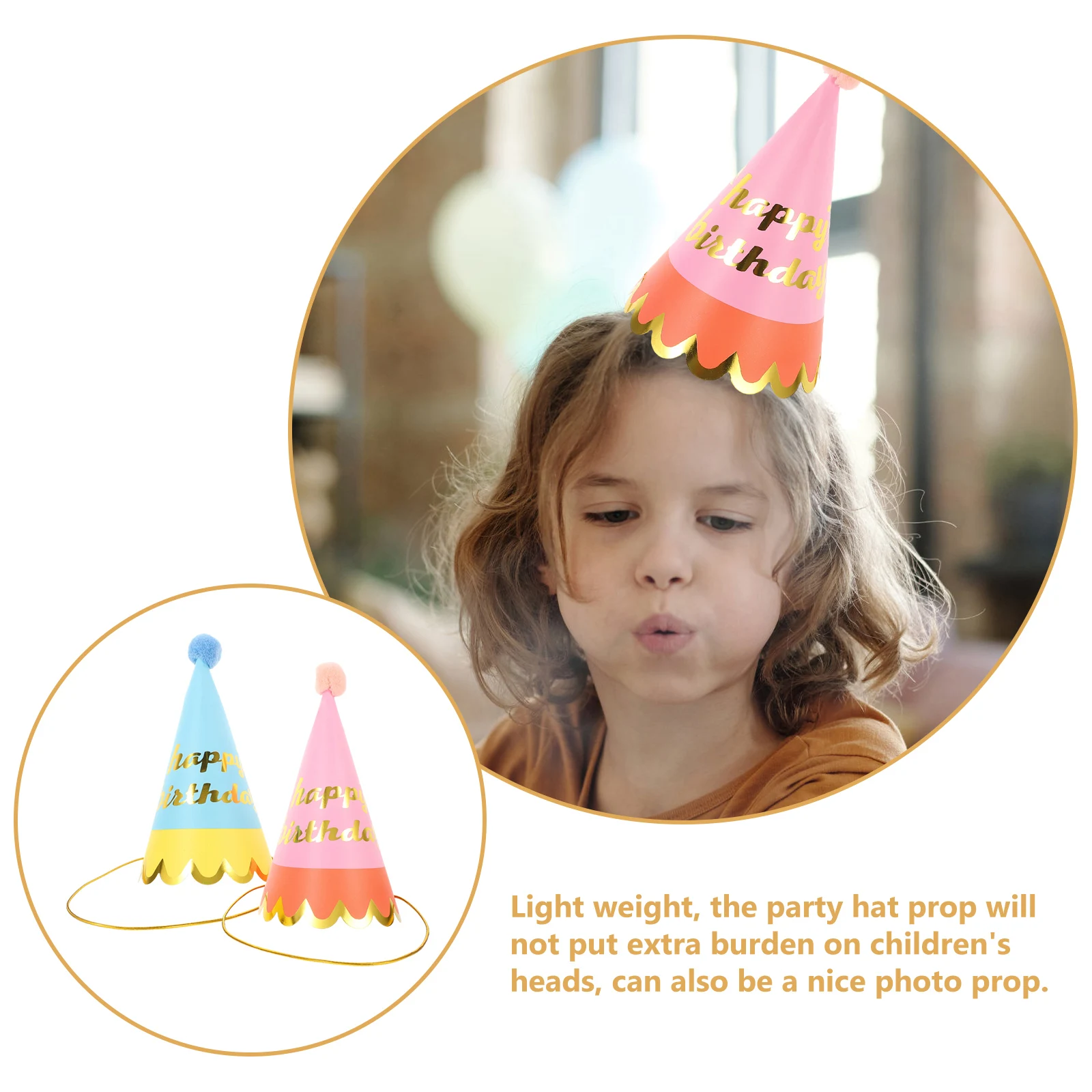 10 Pcs Birthday Hats for Kids Lightweight Cone Shaped Paper Party Hats Childrens Headwear Bright Color Birthday Supplies
10 Pcs Birthday Hats for Kids Lightweight Cone Shaped Paper Party Hats Childrens Headwear Bright Color Birthday Supplies