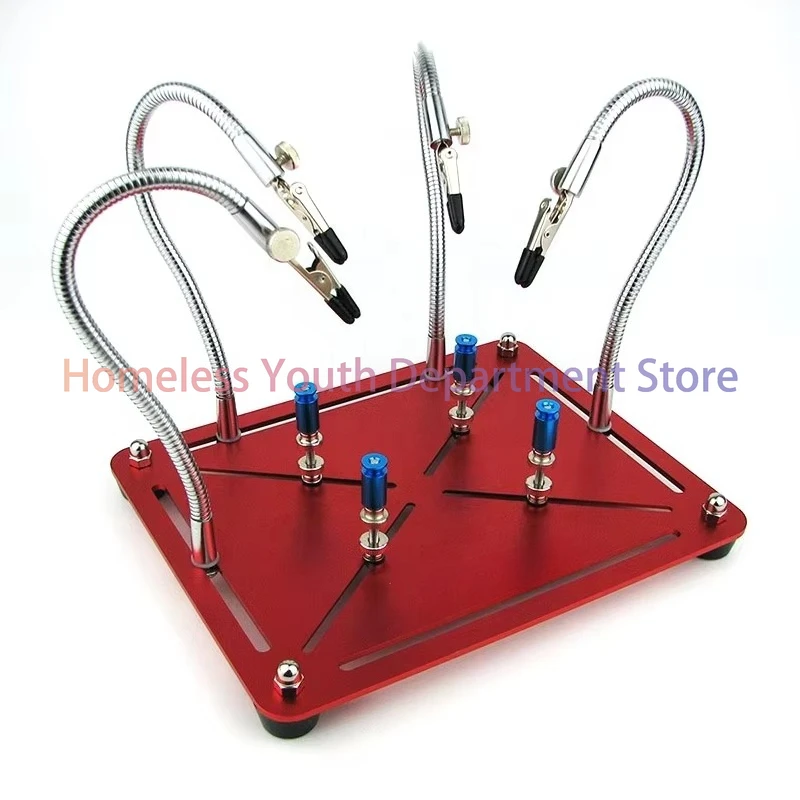 PCB board fixing clip flexible arm welding third hand magnifying glass soldering iron welding bracket repair tool
PCB board fixing clip flexible arm welding third hand magnifying glass soldering iron welding bracket repair tool