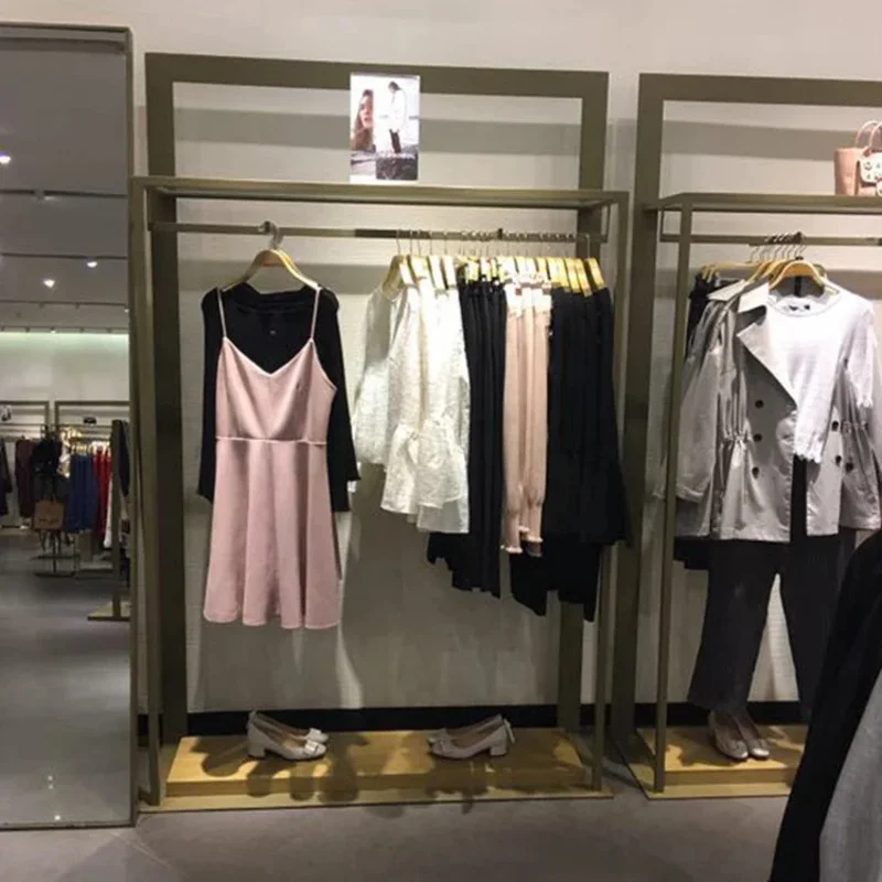 Customize.High Quality Luxury Clothing Rack Shoe Store Garment Clothes Display Stand Retail Black Mounted Bridal Clothing Store
Customize.High Quality Luxury Clothing Rack Shoe Store Garment Clothes Display Stand Retail Black Mounted Bridal Clothing Store