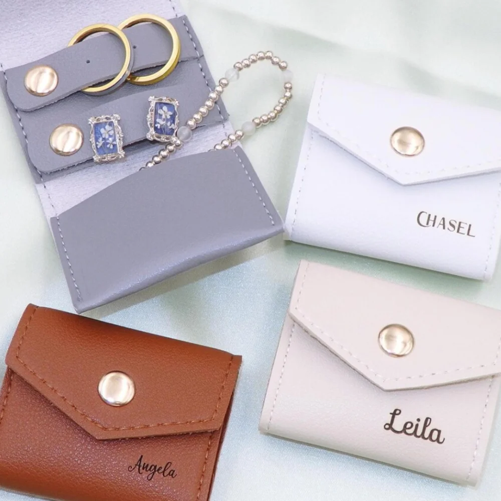 Personalized Jewelry pouch * Custom Jewelry leather pouch * Personalized engrave Name * necklace ring earring bracelet storage b
Personalized Jewelry pouch * Custom Jewelry leather pouch * Personalized engrave Name * necklace ring earring bracelet storage b