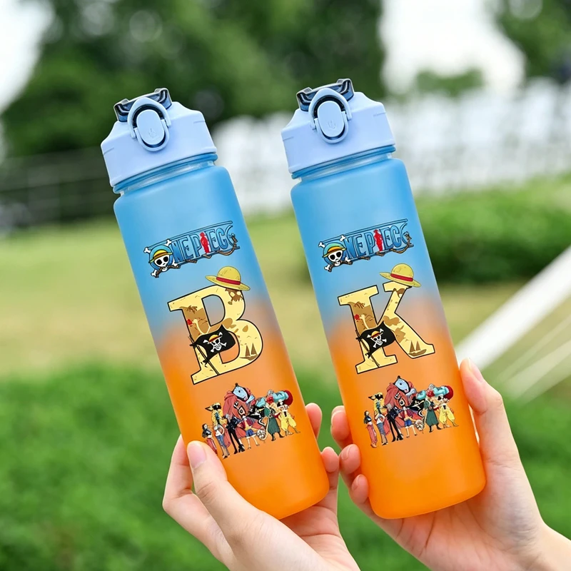 One Piece Letter A-Z Kids Water Bottle 750ML Luffy Zoro Chopper Large Capacity Gradient Bottles Portable Sport Outdoor Straw Cup
One Piece Letter A-Z Kids Water Bottle 750ML Luffy Zoro Chopper Large Capacity Gradient Bottles Portable Sport Outdoor Straw Cup