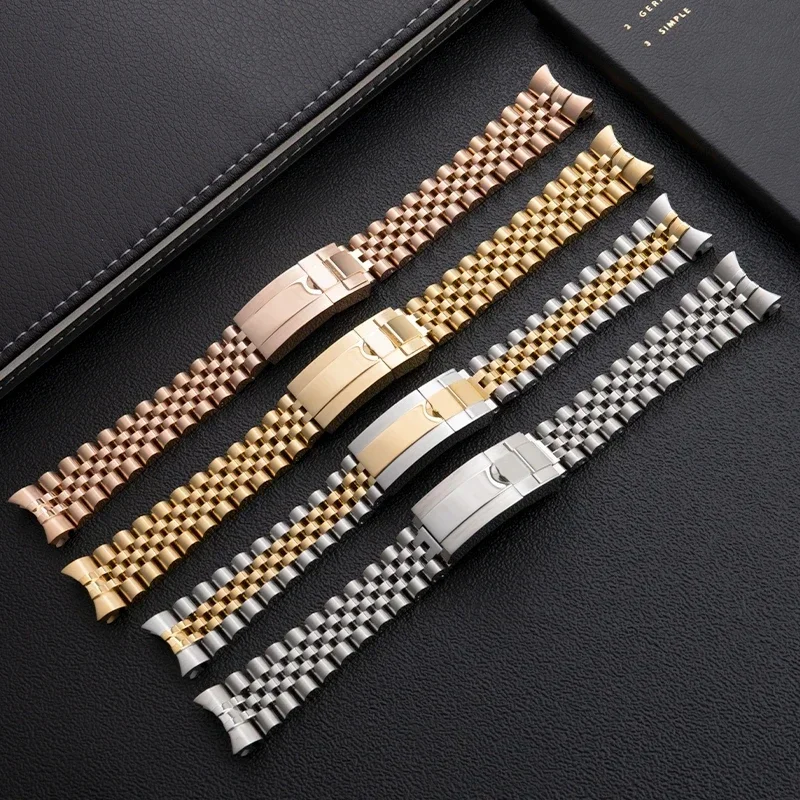 316L Stainless Steel Watchband 20mm Wristband For Rolex Strap DAYTONA SUBMARINER DATEJUST Watch Accessories Fold Buckle
316L Stainless Steel Watchband 20mm Wristband For Rolex Strap DAYTONA SUBMARINER DATEJUST Watch Accessories Fold Buckle
