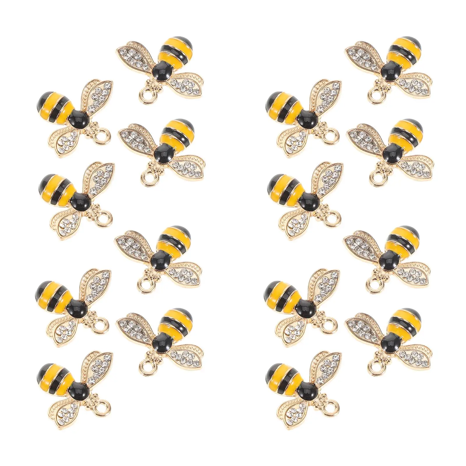 20 Pcs Bee Charms Alloy Pendants for DIY Charms For Diy Jewelry Making Crafts Creative Bee Accessories
20 Pcs Bee Charms Alloy Pendants for DIY Charms For Diy Jewelry Making Crafts Creative Bee Accessories