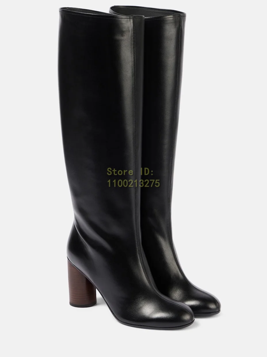Chunky High Heel Fashion 2024 Boots Winter Autumn Round Toe Slip On Knee High Block Heel Runway Dress Boots Block Heel Leather
Chunky High Heel Fashion 2024 Boots Winter Autumn Round Toe Slip On Knee High Block Heel Runway Dress Boots Block Heel Leather
