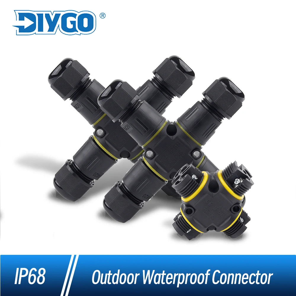 IP68 M20 X Types 4 Way Wire Connector Outdoor Cable Waterproof Joint Assembly Type Screw Locking Terminal LED Sealed Connectors
IP68 M20 X Types 4 Way Wire Connector Outdoor Cable Waterproof Joint Assembly Type Screw Locking Terminal LED Sealed Connectors