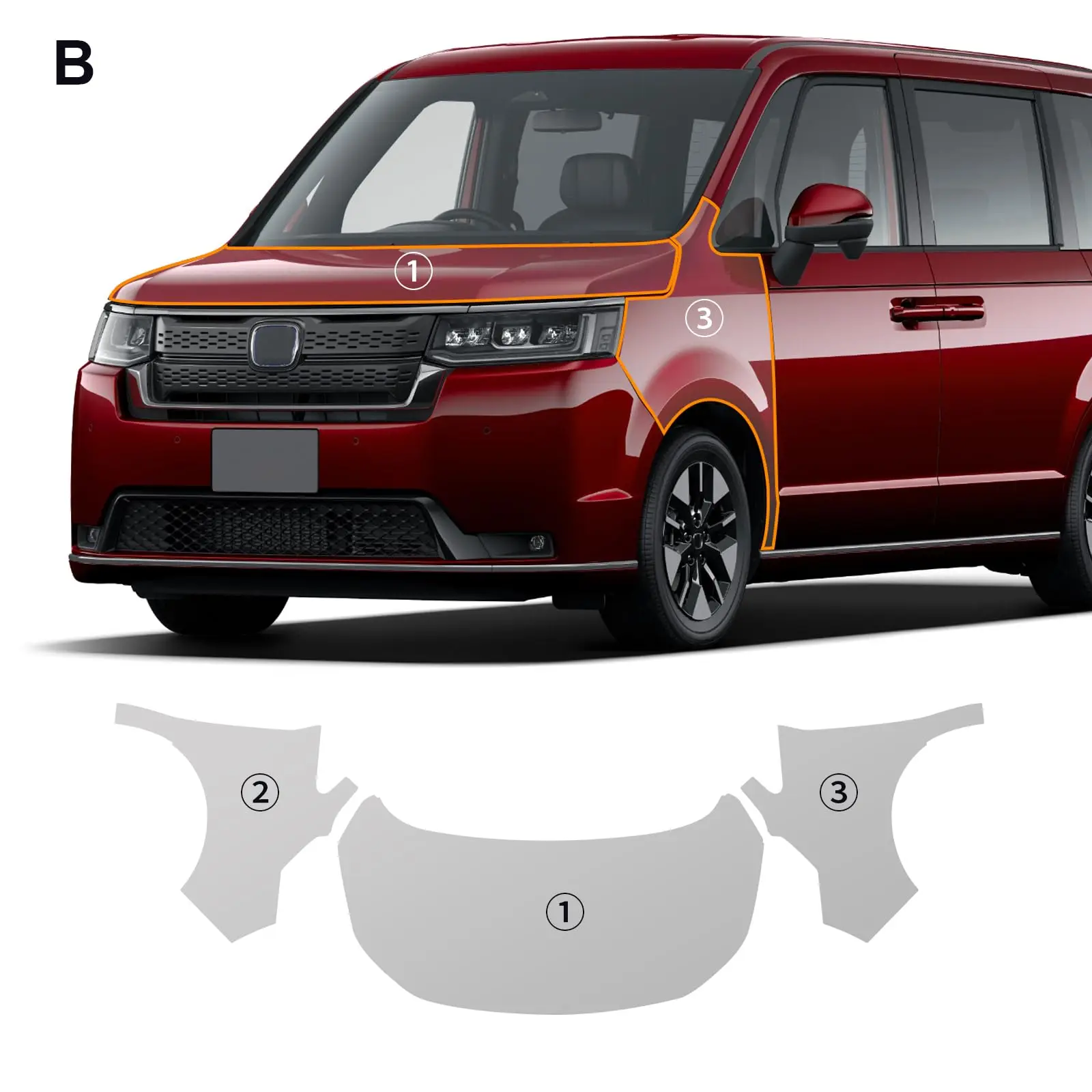 For Honda StepWGN RP8 2022-2025 TPU Bumper Hood Scratch-Resistant Self-Healing Paint Protection Film Invisible Pre-cut PPF Kit
For Honda StepWGN RP8 2022-2025 TPU Bumper Hood Scratch-Resistant Self-Healing Paint Protection Film Invisible Pre-cut PPF Kit