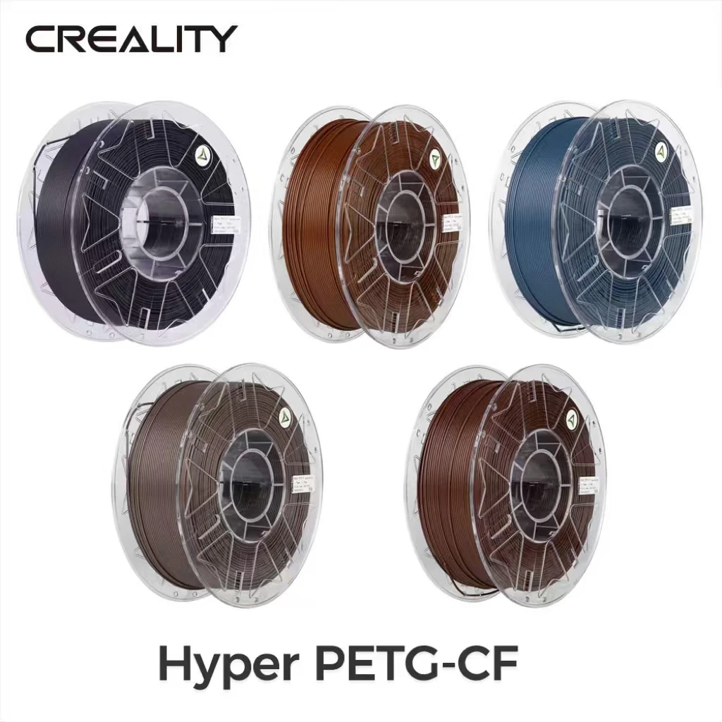 Creality PETG Carbon Fiber Filament 1kg 1.75mm, PETG-CF 3D Printer Filament, 300mm/s High Speed Hyper PETG-CF
Creality PETG Carbon Fiber Filament 1kg 1.75mm, PETG-CF 3D Printer Filament, 300mm/s High Speed Hyper PETG-CF
