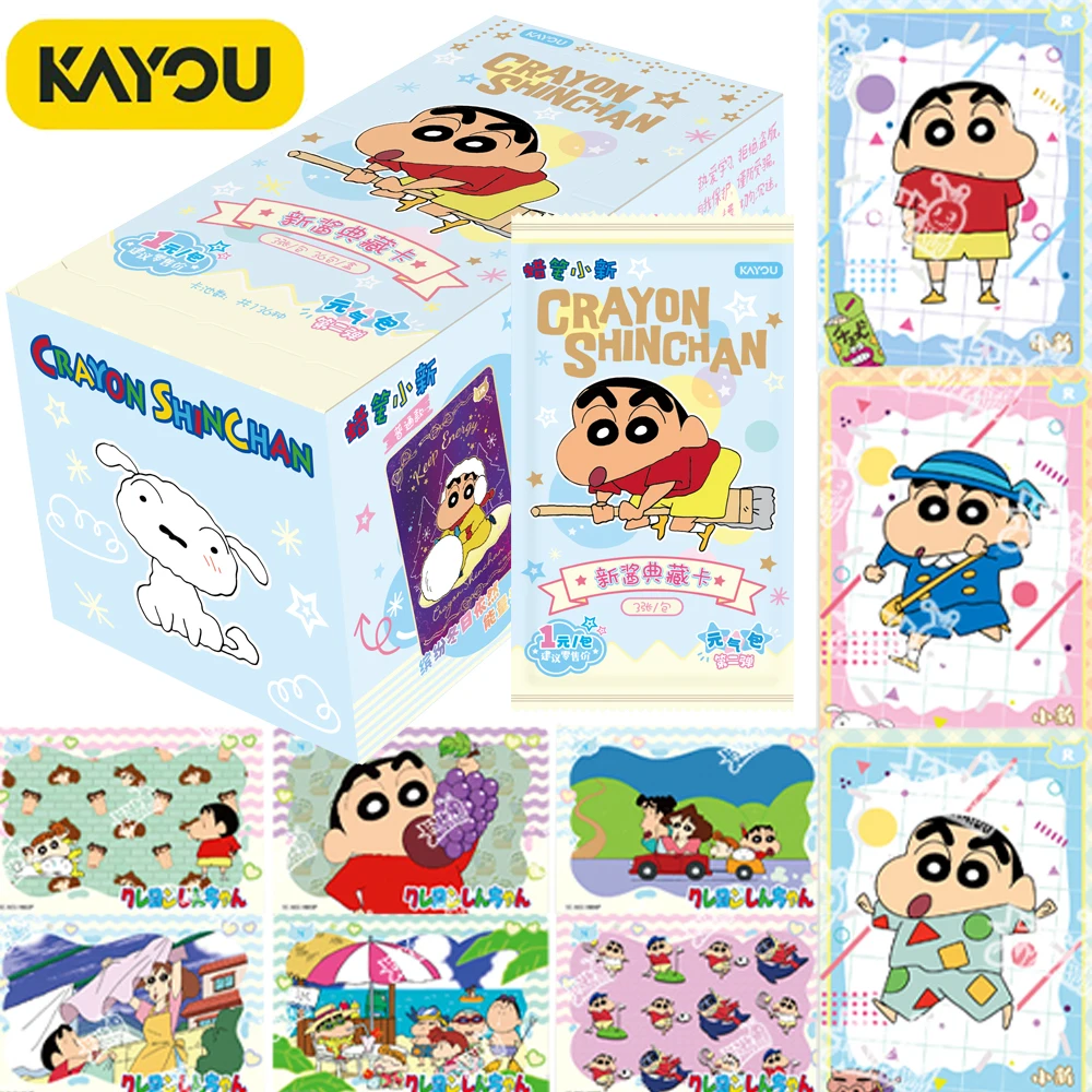 KAYOU Genuine Crayon Shin-chan Collection Cards Japanese Funny Anime Nohara Shinnosuke Lively Lovely Roles Cards Kids Toys Gifts
KAYOU Genuine Crayon Shin-chan Collection Cards Japanese Funny Anime Nohara Shinnosuke Lively Lovely Roles Cards Kids Toys Gifts