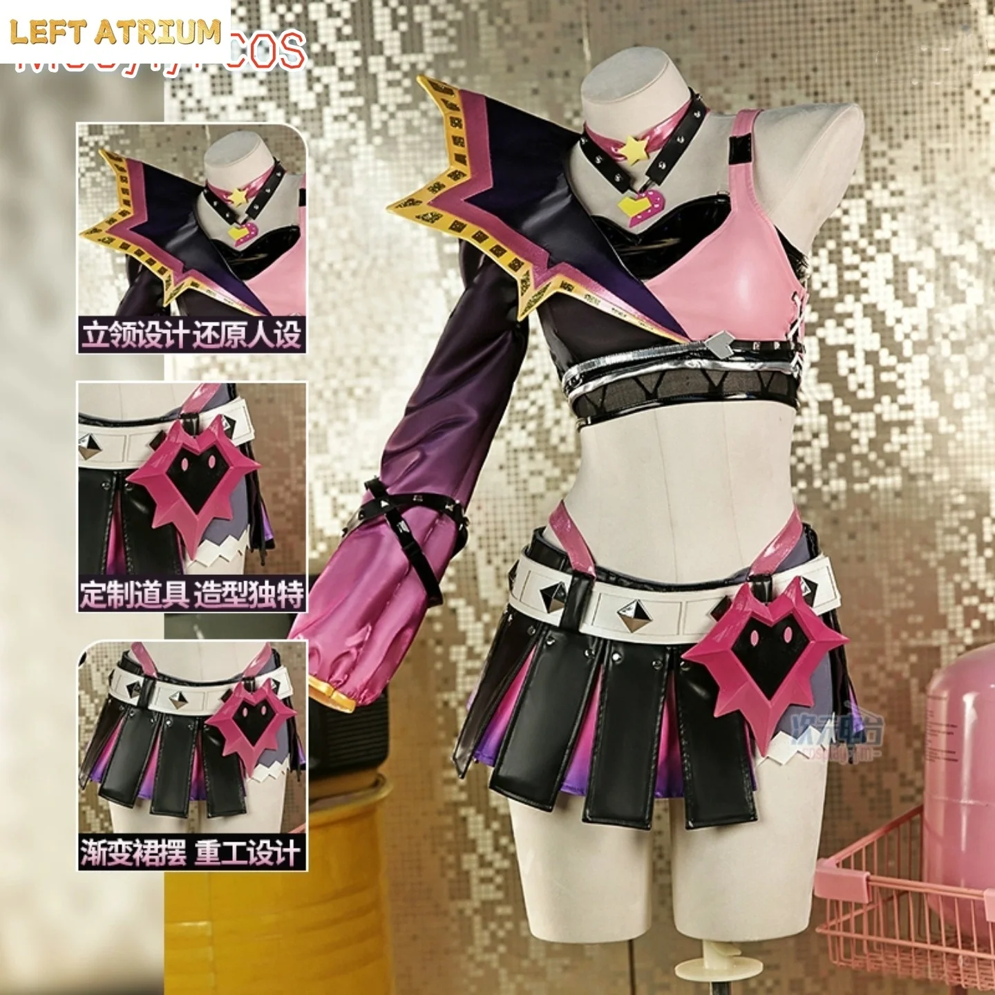 New Jinx Cosplay Anime Game LOL Costume Halloween Christmas Role Playing Party Comic JINX Sexy Costume Valentine's Day
New Jinx Cosplay Anime Game LOL Costume Halloween Christmas Role Playing Party Comic JINX Sexy Costume Valentine's Day
