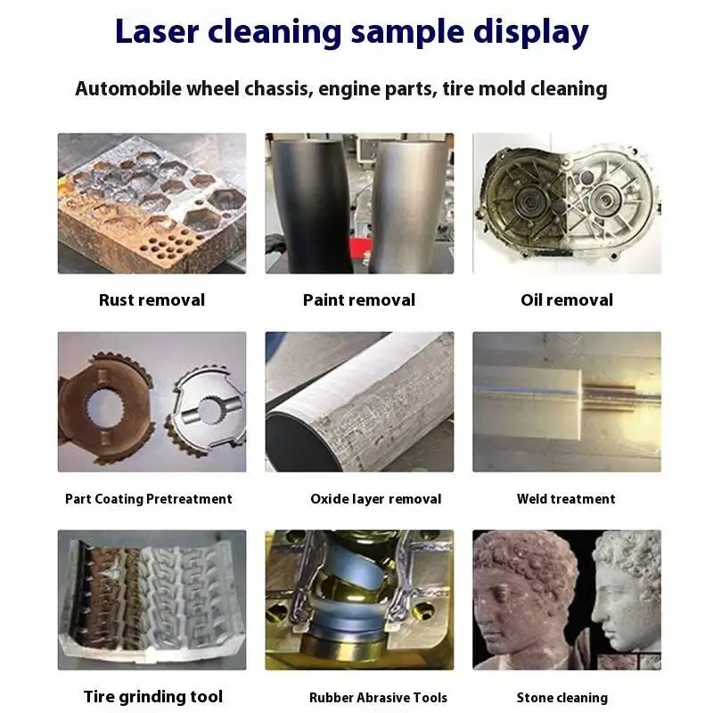 Layer Removal 1000W High Power Laser Cleaning Machine Handheld Metal Laser Rust Removal Machine For Paint, Oil
Layer Removal 1000W High Power Laser Cleaning Machine Handheld Metal Laser Rust Removal Machine For Paint, Oil