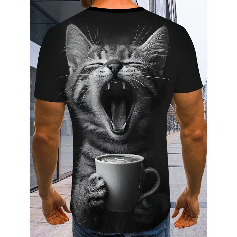 2025 Summer Men's and Women's 3D Printing Playful Cat Graphic Quick-drying T-shirts Unisex Outdoor Fitness Tees Fashion Tops
2025 Summer Men's and Women's 3D Printing Playful Cat Graphic Quick-drying T-shirts Unisex Outdoor Fitness Tees Fashion Tops