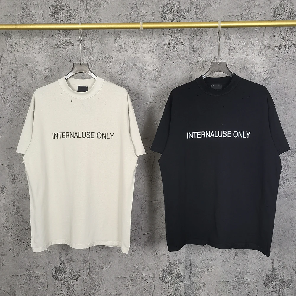 2024 Summer T shirts Luxury Brand Internaluse Only Logo Letter Printed Tshirt Cotton Round Neck Short Sleeve Tees Men Women
2024 Summer T shirts Luxury Brand Internaluse Only Logo Letter Printed Tshirt Cotton Round Neck Short Sleeve Tees Men Women
