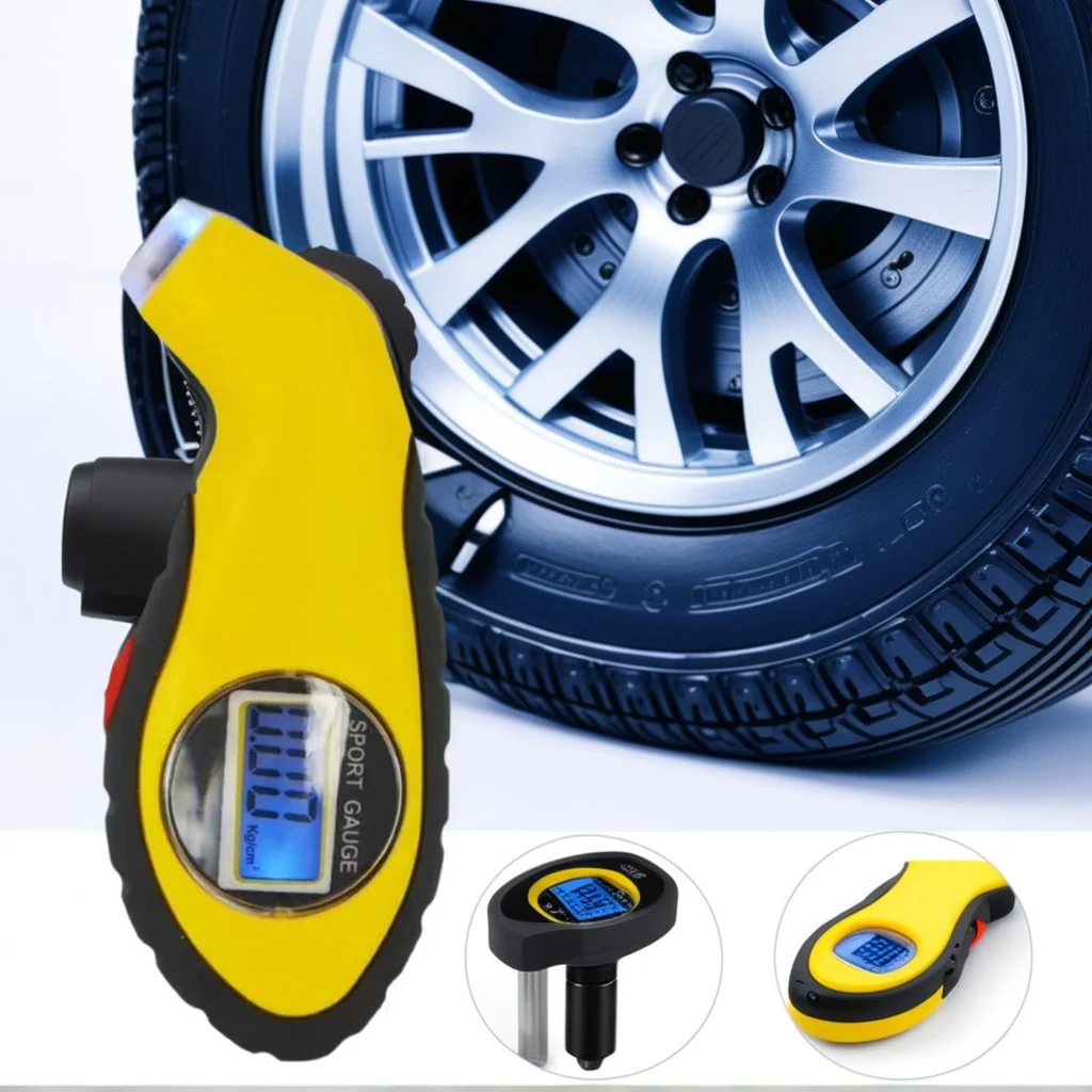 Car Tire Pressure Gauge - LCD Digital Barometer Tester
Car Tire Pressure Gauge - LCD Digital Barometer Tester