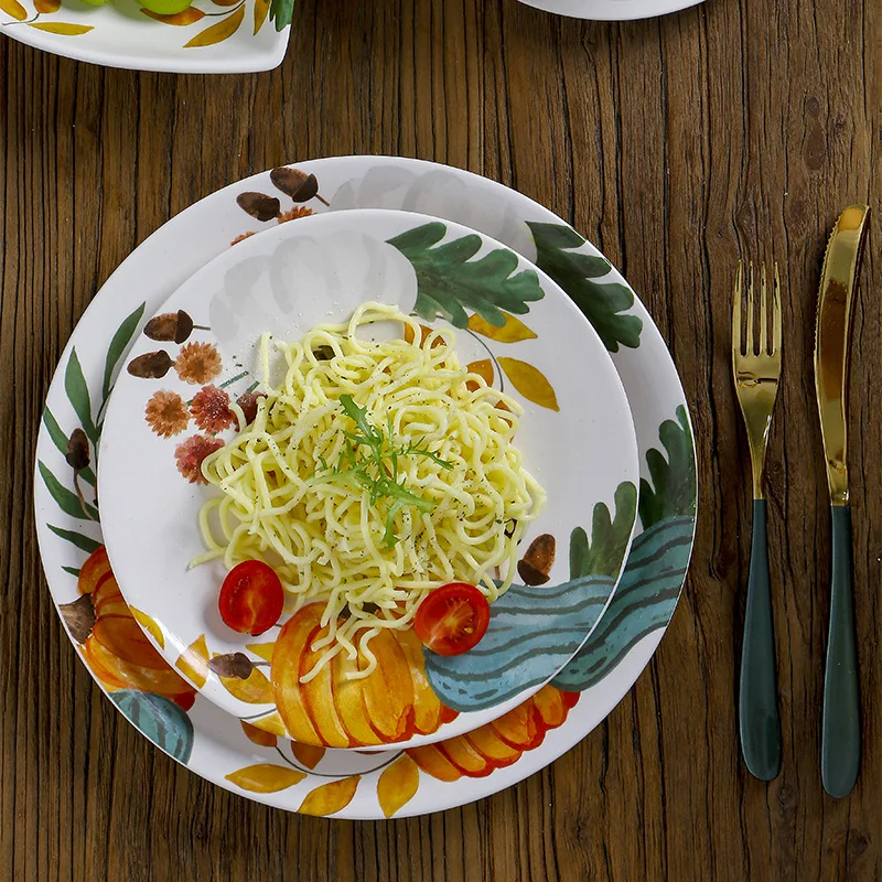 Высокая миска, круглая миска для фруктового салата, американский пасторальный стиль, персонализированная керамическая посуда для десерта 
Высокая миска, круглая миска для фруктового салата, американский пасторальный стиль, персонализированная керамическая посуда для десерта