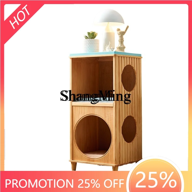 ZYY household high value double bunk semi-closed t house four seasons universal side table cat bed
ZYY household high value double bunk semi-closed t house four seasons universal side table cat bed