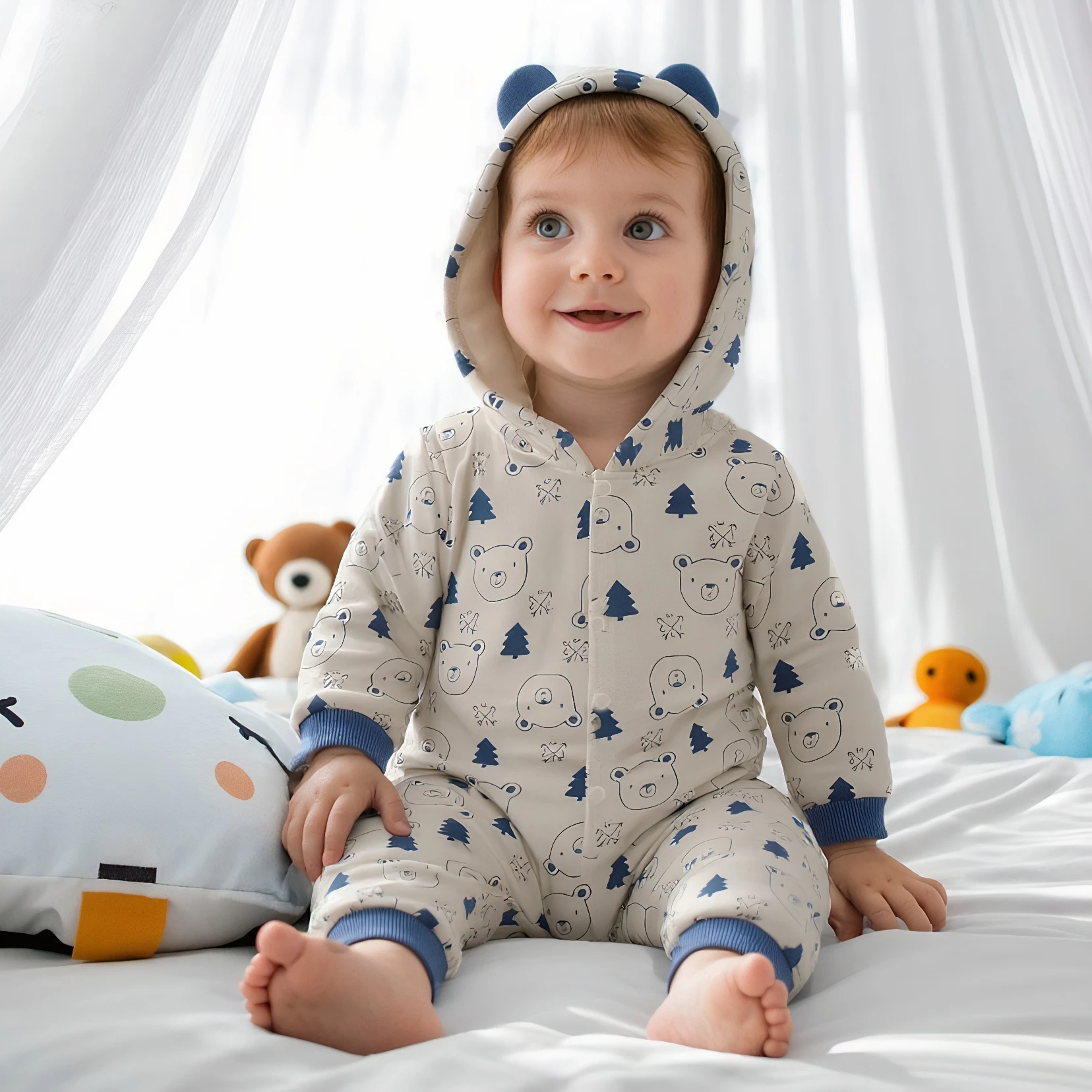 Sanlutoz комбинезоны для маленьких мальчиков, хлопковая зимняя одежда с длинными рукавами для малышей, комбинезоны с милыми животными
Sanlutoz комбинезоны для маленьких мальчиков, хлопковая зимняя одежда с длинными рукавами для малышей, комбинезоны с милыми животными