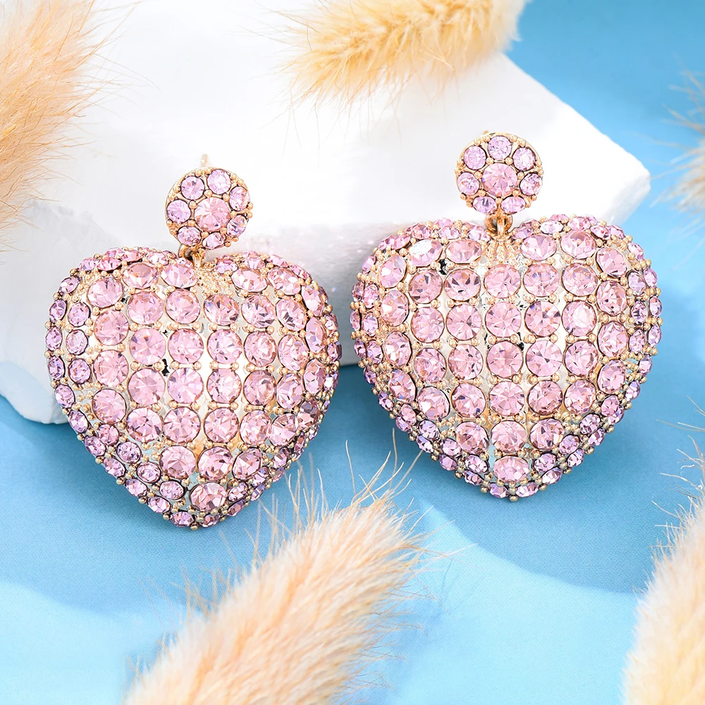 GODKI Fashion street style Heart Earrings For Women Wedding Party Cubic Zircon Dubai Bridal Earring boucle d'oreille 2022
GODKI Fashion street style Heart Earrings For Women Wedding Party Cubic Zircon Dubai Bridal Earring boucle d'oreille 2022