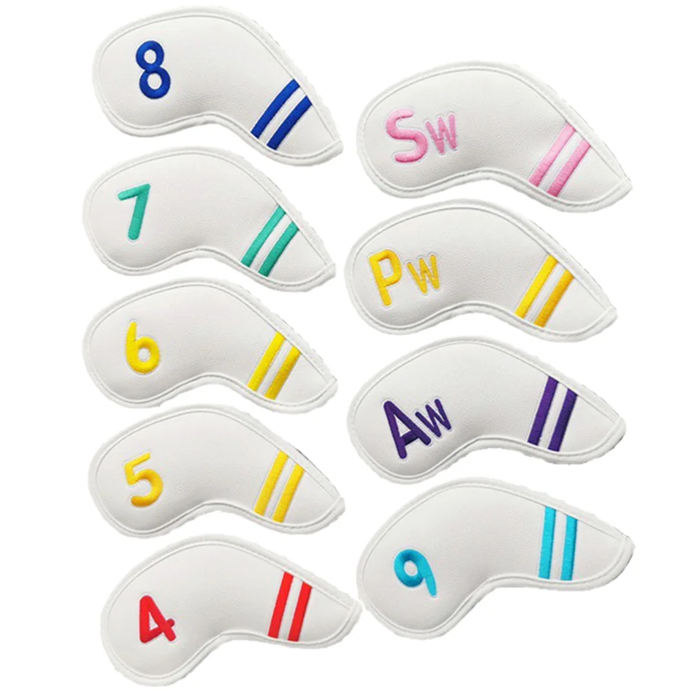 9pcs Golf Head Covers PU Club Heads Protectors Digital Rod Cover Magnetic Putters Golf Accessories Iron Clubs Golfs Supplies
9pcs Golf Head Covers PU Club Heads Protectors Digital Rod Cover Magnetic Putters Golf Accessories Iron Clubs Golfs Supplies