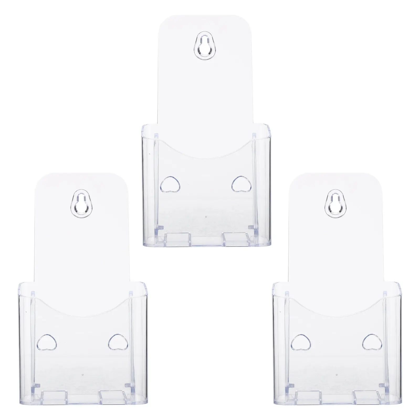 3Pcs Acrylic Pamphlet Rack Transparent Sturdy Hanging Office Brochure Holder Wall Mounted Booklet Display Shelves Document
3Pcs Acrylic Pamphlet Rack Transparent Sturdy Hanging Office Brochure Holder Wall Mounted Booklet Display Shelves Document