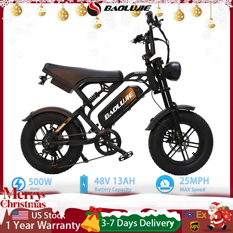 Электровелосипед BAOLUJIE F2 для взрослых, пиковая мощность 1500 Вт, литиевая батарея 48 В, электрический велосипед для поездок на работу, 16-дюймовые шины, гарантия 1 год.
Электровелосипед BAOLUJIE F2 для взрослых, пиковая мощность 1500 Вт, литиевая батарея 48 В, электрический велосипед для поездок на работу, 16-дюймовые шины, гарантия 1 год.