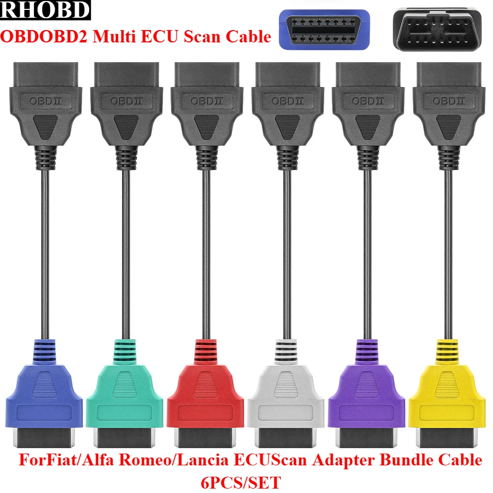 6 шт./компл. OBD2 автомобильный сканер, разъем MultiECUScan, диагностический адаптер, кабель для мульти ECU сканирования для Fiat Alfa Romeo и Lancia
6 шт./компл. OBD2 автомобильный сканер, разъем MultiECUScan, диагностический адаптер, кабель для мульти ECU сканирования для Fiat Alfa Romeo и Lancia