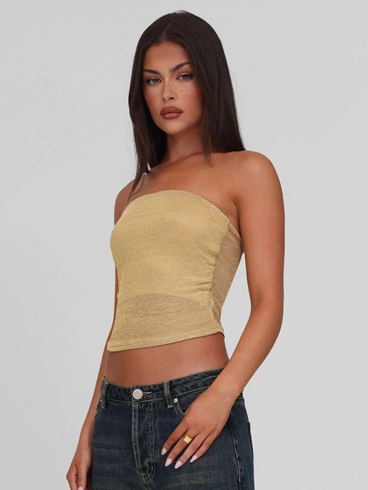 Bright Silk Tube Tops For Women Y2k Clothes Strapless Bra Crop Top See Through Bralette Mujer Bustier Lingerie Sexy De Femmes
Bright Silk Tube Tops For Women Y2k Clothes Strapless Bra Crop Top See Through Bralette Mujer Bustier Lingerie Sexy De Femmes