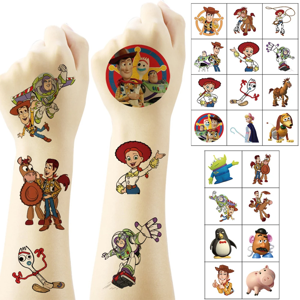 20pcs Cartoon Disney Toy Story Tattoo Stickers Children Waterproof Temporary Arm Face Body Tattoos Decals Kids Party Decoration
20pcs Cartoon Disney Toy Story Tattoo Stickers Children Waterproof Temporary Arm Face Body Tattoos Decals Kids Party Decoration