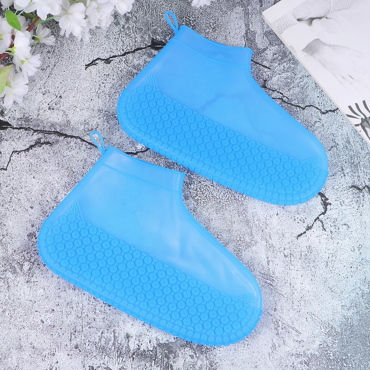 1 Pair Waterproof Shoe Covers Anti-Slip Rain Shoes Cover Silicone Galoshes Protector Foldable Non-Slip Outdoor Wedding Work
1 Pair Waterproof Shoe Covers Anti-Slip Rain Shoes Cover Silicone Galoshes Protector Foldable Non-Slip Outdoor Wedding Work