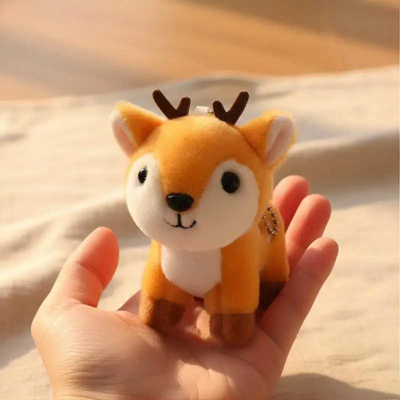 Sika Deer Plush Keychain Cute Soft Stuffed Toy Pendant Bag Charm Key Holder for Backpack School Use Gift
Sika Deer Plush Keychain Cute Soft Stuffed Toy Pendant Bag Charm Key Holder for Backpack School Use Gift