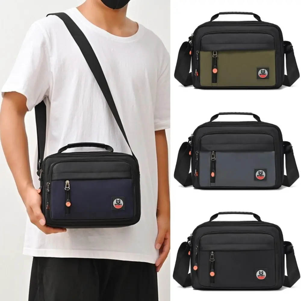 Simple Waterproof Oxford Messenger Bag Lightweight Business Men's Crossbody Bag Casual Storage Sport Shoulder Bag Female
Simple Waterproof Oxford Messenger Bag Lightweight Business Men's Crossbody Bag Casual Storage Sport Shoulder Bag Female