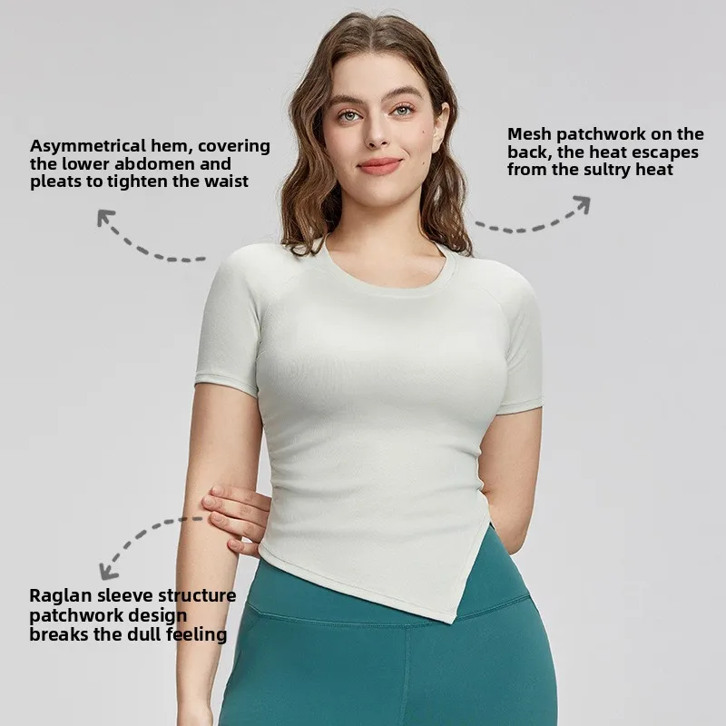 2025 New Women's Plus Size Sports T-Shirt Breathable Short Sleeved Fitness Top with Sense of Design Ideal For Running
2025 New Women's Plus Size Sports T-Shirt Breathable Short Sleeved Fitness Top with Sense of Design Ideal For Running