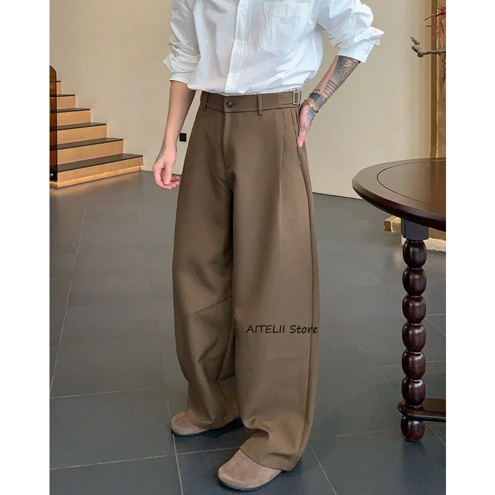 Повседневные брюки, мужские однотонные брюки для мужчин, широкие брюки, свободный крой из полиэстера, прямая рабочая пошив, классическая одежда
Повседневные брюки, мужские однотонные брюки для мужчин, широкие брюки, свободный крой из полиэстера, прямая рабочая пошив, классическая одежда