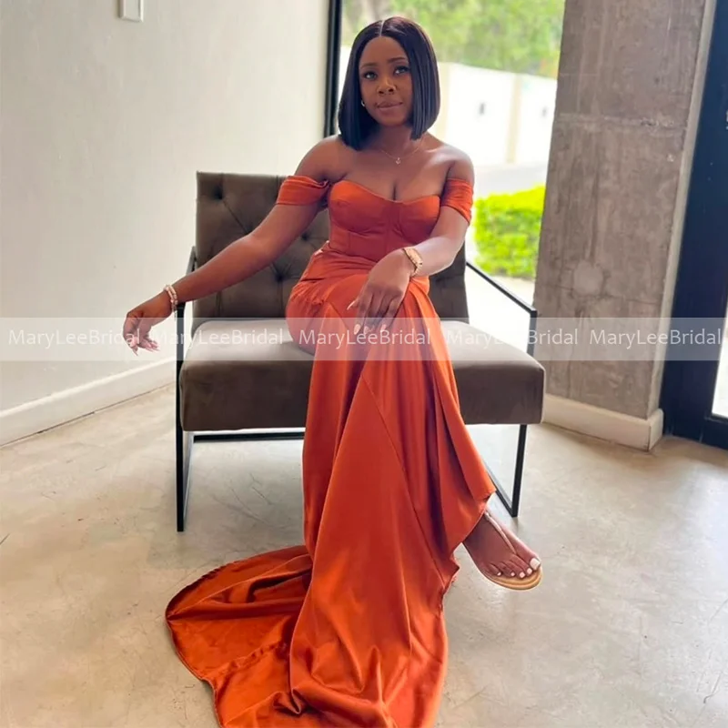 Простые сожженные оранжевые платья подружки невесты для женщин 2026, блестящее атласное платье русалки с открытыми плечами на шнуровке, свадебное платье для гостей по индивидуальному заказу
Простые сожженные оранжевые платья подружки невесты для женщин 2026, блестящее атласное платье русалки с открытыми плечами на шнуровке, свадебное платье для гостей по индивидуальному заказу