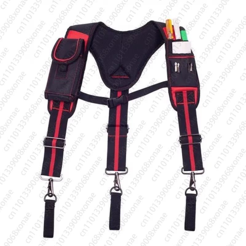 Multi functional workwear straps with hanging tool bags to reduce weight
Multi functional workwear straps with hanging tool bags to reduce weight