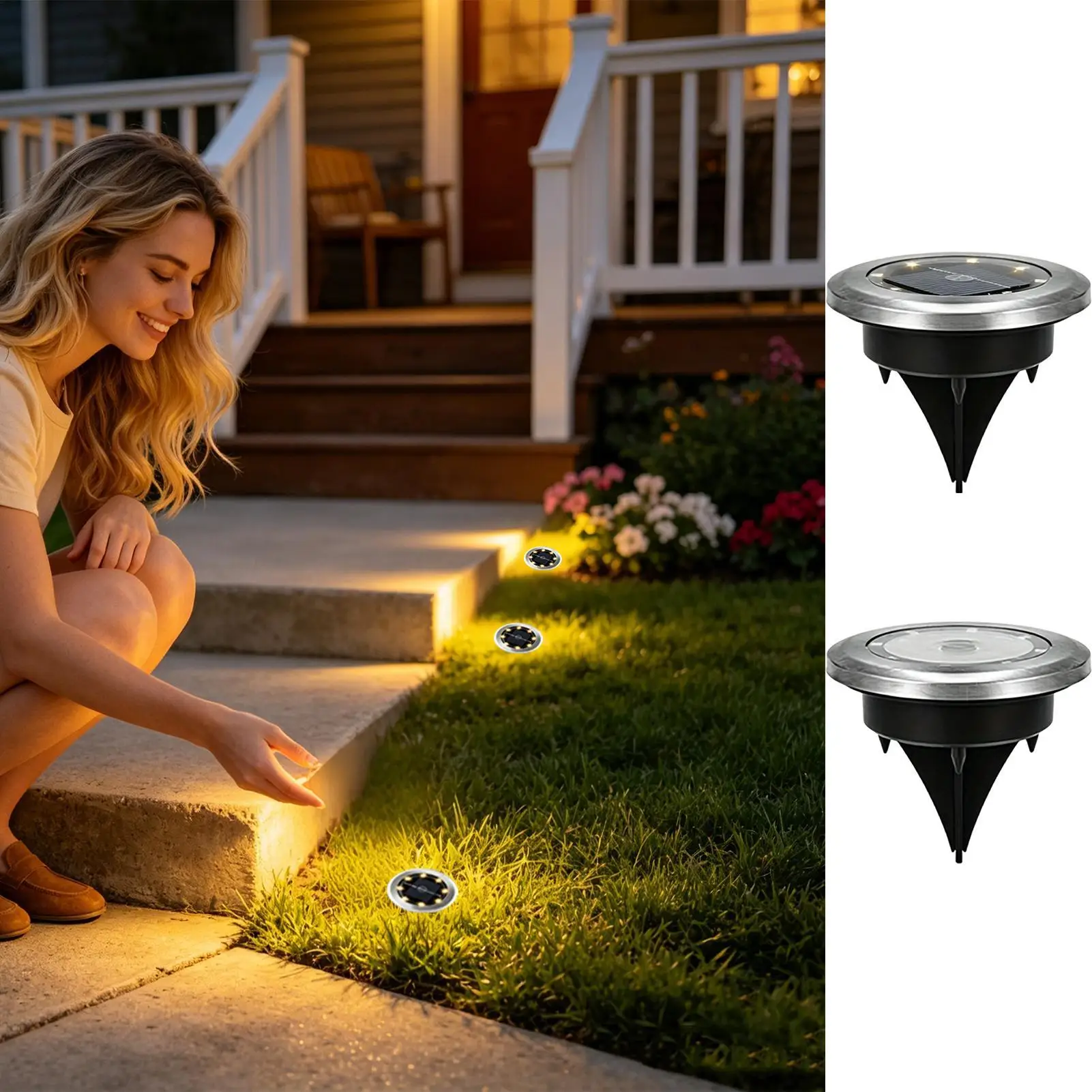 Ground Solar Lights 8-Piece Waterproof Warm Garden Decor Solar Garden Lights Outdoor Decor for Lawn Yard Porch Deck Sidewalk
Ground Solar Lights 8-Piece Waterproof Warm Garden Decor Solar Garden Lights Outdoor Decor for Lawn Yard Porch Deck Sidewalk