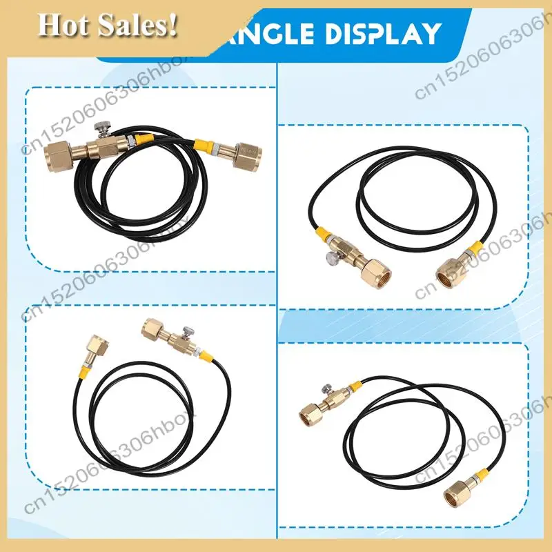 -HOPE O2 Tank Refill Station Charging Adaptor Transfer With 1.5M 5Ft Hose W21.8-14 To W21.8-14(DIN 477)
-HOPE O2 Tank Refill Station Charging Adaptor Transfer With 1.5M 5Ft Hose W21.8-14 To W21.8-14(DIN 477)