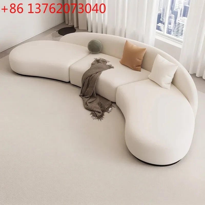 Modern Minimalist Curved Sofa Nordic High-end Beauty Salon Lounge Office Sofa Hotel Reception Office Furniture
Modern Minimalist Curved Sofa Nordic High-end Beauty Salon Lounge Office Sofa Hotel Reception Office Furniture