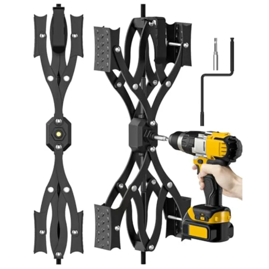 RV tire stabilizers for campers and travel trailers: black X-shape wheel chocks, XL size, steel construction, adjustable 4'' to
RV tire stabilizers for campers and travel trailers: black X-shape wheel chocks, XL size, steel construction, adjustable 4'' to