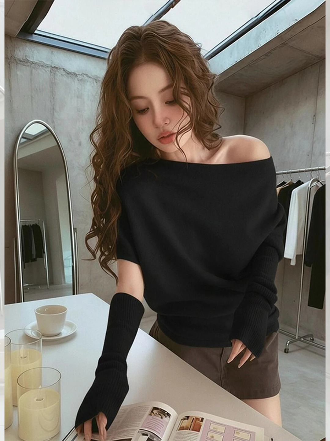 Женский вязаный топ Ele Bla с открытыми плечами, весенний, в стиле Old Money, свободного кроя, без рукавов, для ношения поверх одежды
Женский вязаный топ Ele Bla с открытыми плечами, весенний, в стиле Old Money, свободного кроя, без рукавов, для ношения поверх одежды