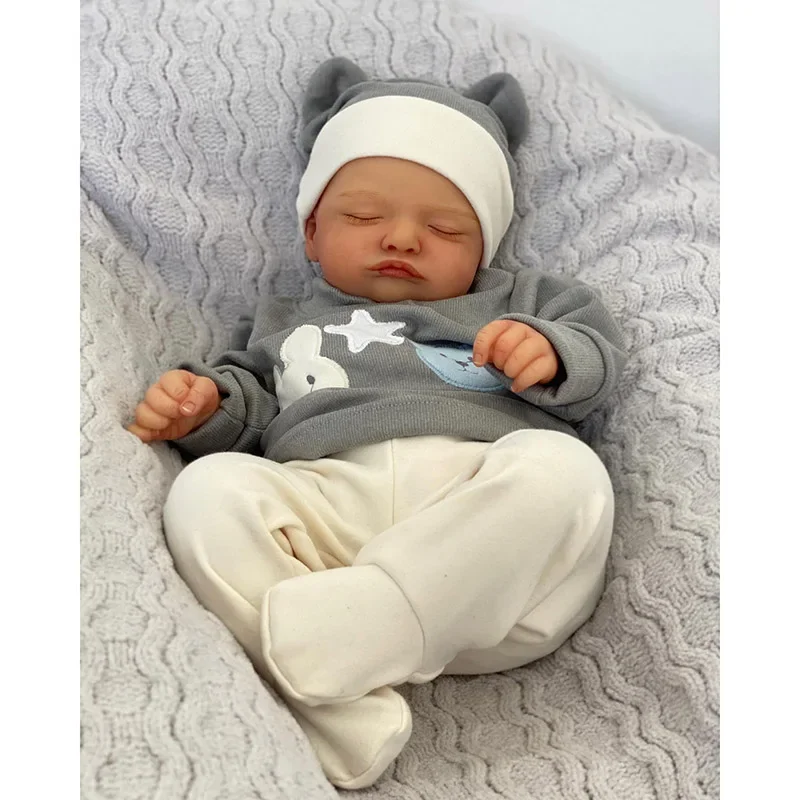 18inch Newborn Baby Soft Body Doll Rosalie Reborn Doll Hand Paint with Genesis High Quality 3D skin Tone Come With Cloth
18inch Newborn Baby Soft Body Doll Rosalie Reborn Doll Hand Paint with Genesis High Quality 3D skin Tone Come With Cloth