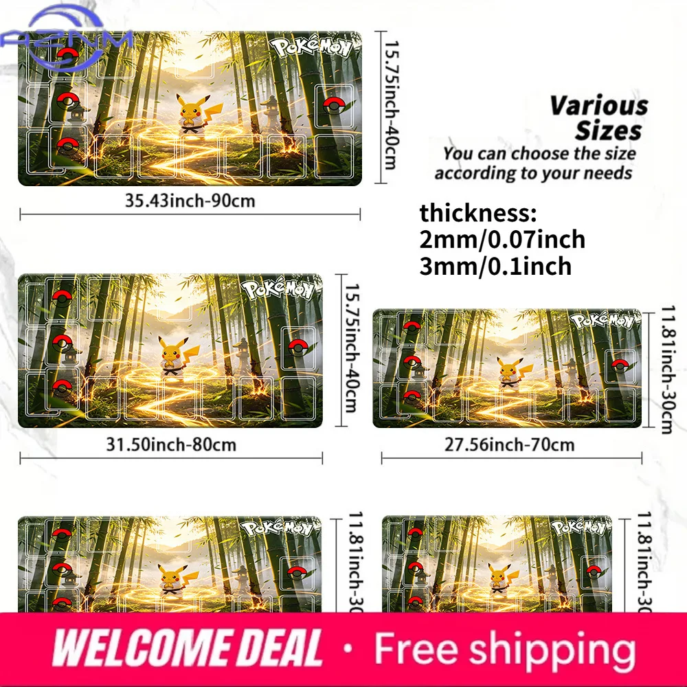 Bamboo Forest Ninja Pikachu Pokemon TCG Playmat Large Non-Slip Extended Gaming Mouse Pad Desk Mat
Bamboo Forest Ninja Pikachu Pokemon TCG Playmat Large Non-Slip Extended Gaming Mouse Pad Desk Mat