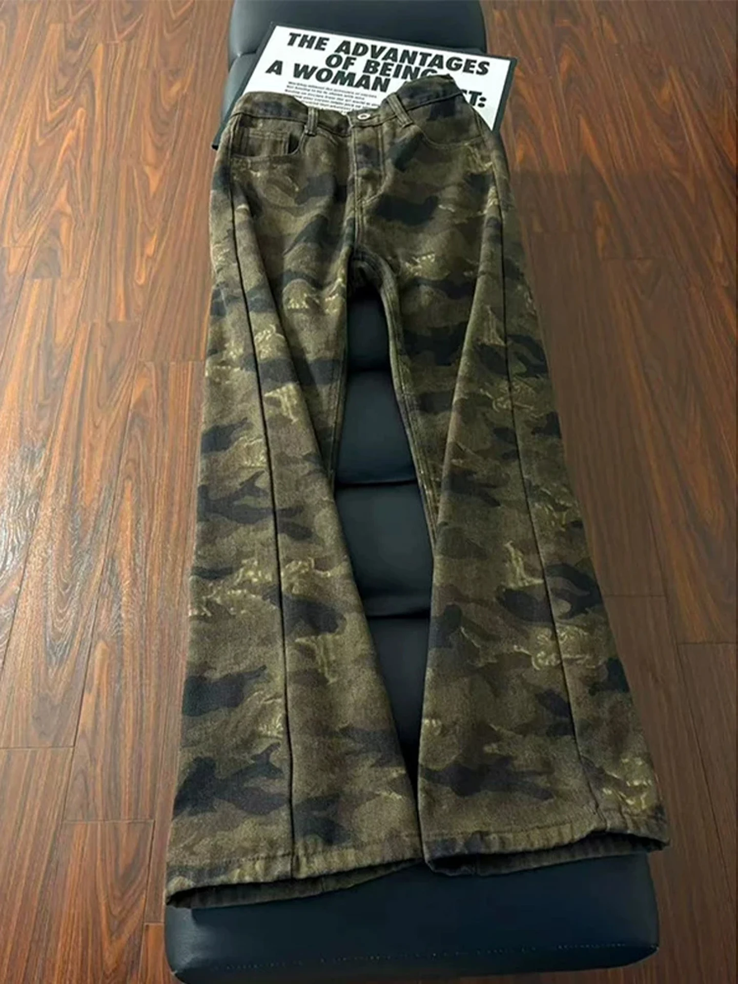 Мужские зимние джинсы-карго в стиле ретро, с камуфляжным принтом, прямые, облегающие, расклешенные, для работы
Мужские зимние джинсы-карго в стиле ретро, с камуфляжным принтом, прямые, облегающие, расклешенные, для работы