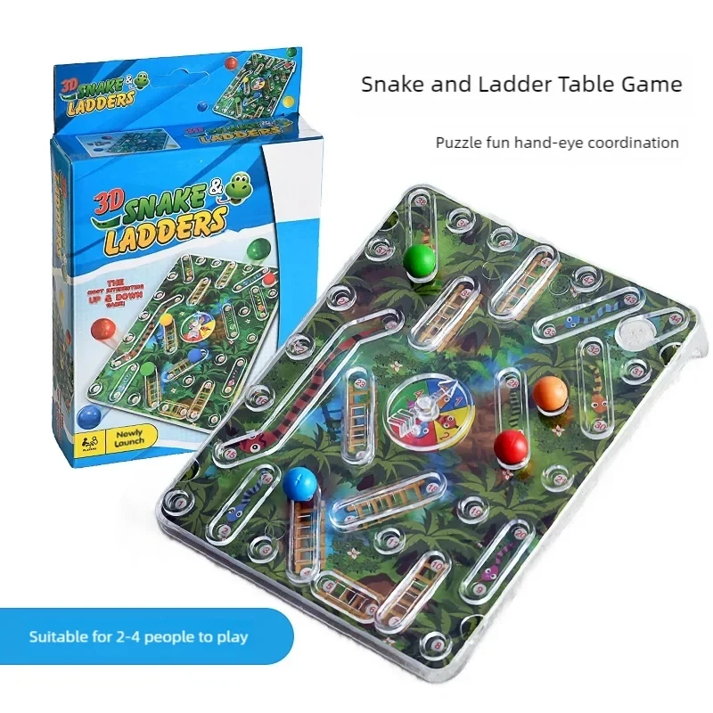 3D Snake and Ladder Board Games Toys Multiplayer Party Table Games Chessboard Parent-child Interactve Battle Desktop Games Toys
3D Snake and Ladder Board Games Toys Multiplayer Party Table Games Chessboard Parent-child Interactve Battle Desktop Games Toys