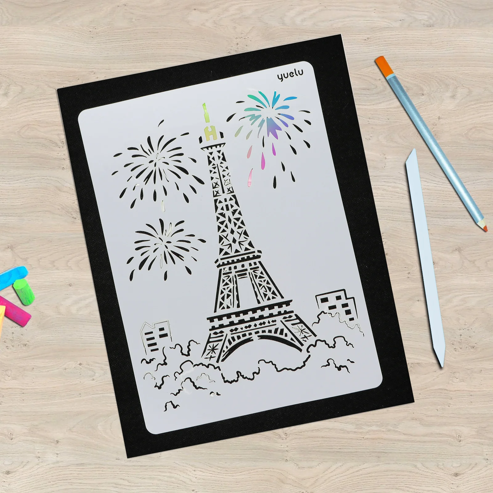 2Sets Scratch Drawing Paper Art Kit 5X Reusable Stencils 2X Tools Kids DIY Painting Set Engaging Creative Craft for Busy Moments
2Sets Scratch Drawing Paper Art Kit 5X Reusable Stencils 2X Tools Kids DIY Painting Set Engaging Creative Craft for Busy Moments